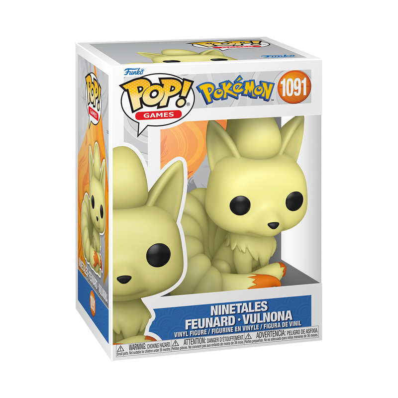 Funko Pop ! Games - Pokémon (1091) Ninetales Vinyl Figure 9cm (Preordine)