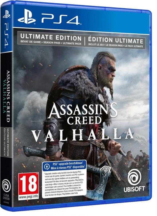 ASSASSIN'S CREED VALHALLA ULTIMATE EDITION PS4 GIOCO PLAYSTATION 4 EU ITALIANO