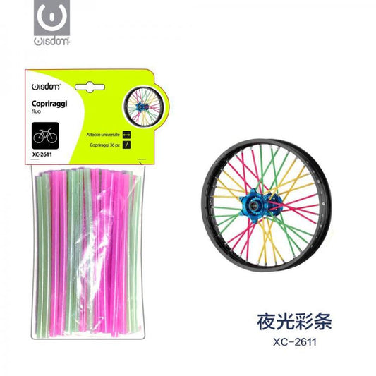 COPRIRAGGI COPRI RAGGI RUOTE BICI BICILETTA MOTO CROSS ENDURO MOTARD | 36 PEZZI