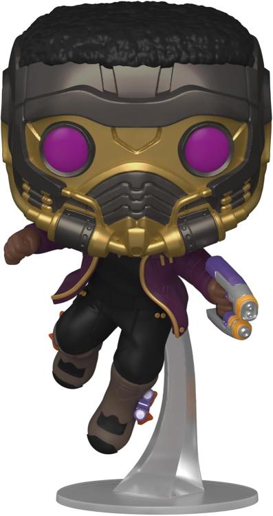 Funko Pop ! Marvel What If...? - (871) T’Challa Star-Lord Vinyl Figure 9Cm
