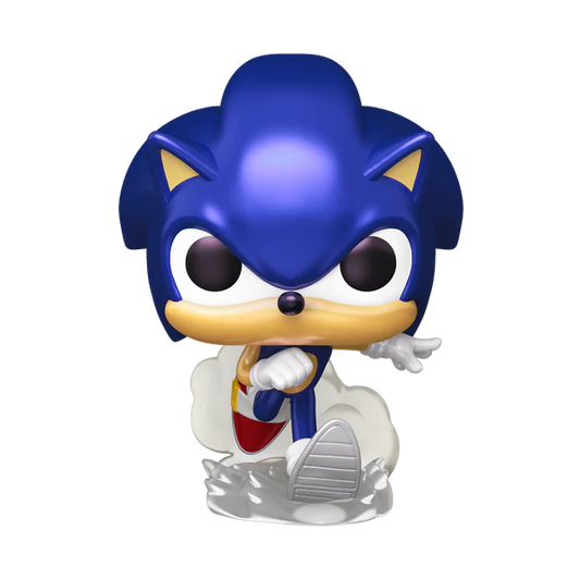 Funko Pop ! Plus - Sonic (1114) Sonic (Pearlescent) Vinyl Figure 9cm Collezione