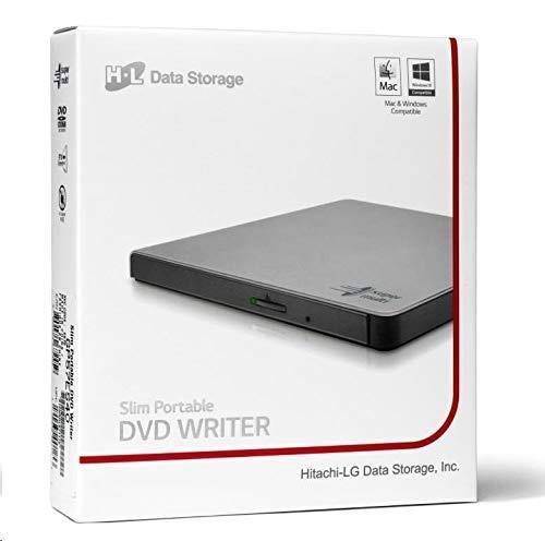 Lg Hitachi Masterizzatore Dvd Esterno Gp57Es40 Ultraslim Usb 2.0 Silver Argento
