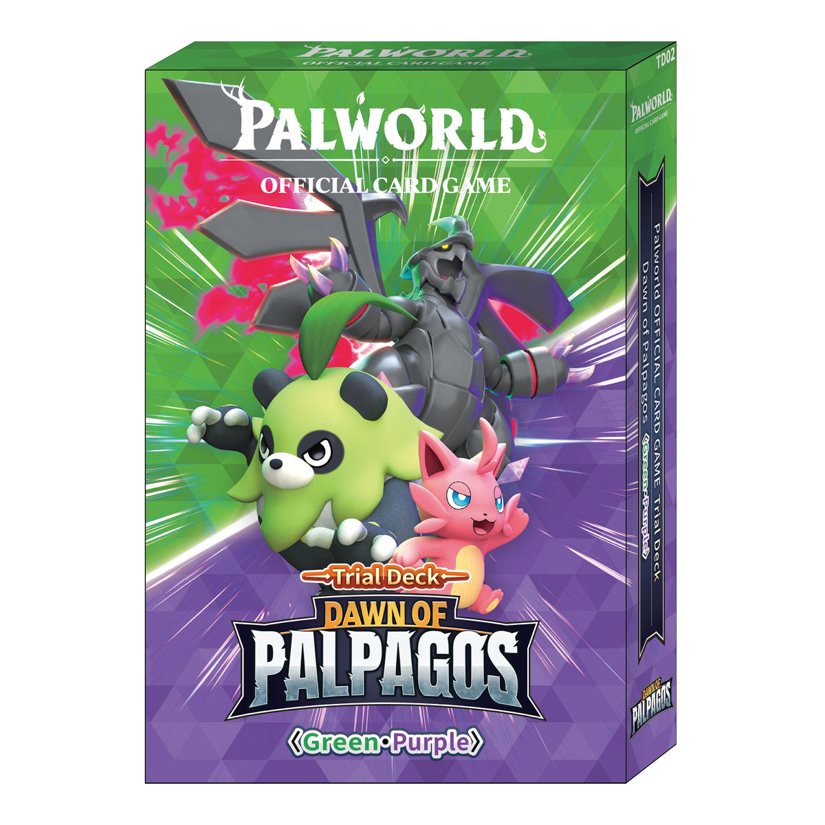 Palworld- Trial Deck Palworld TD02 Dawn of Palpagos Green-Purple ENG