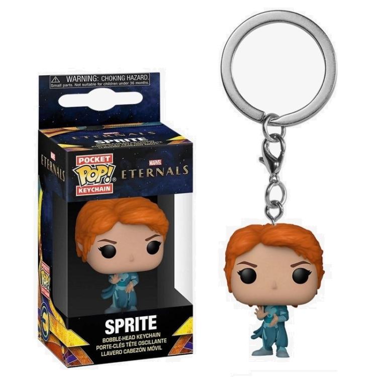 Funko Pop! Keychain Marvel - The Eternals (Sprite) Pocket Portachiavi Disney