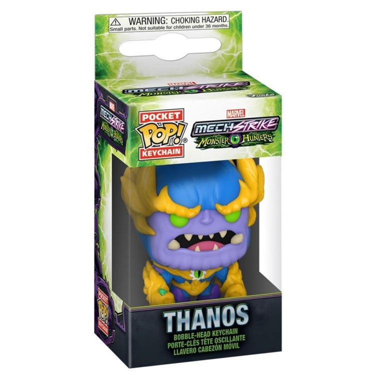 Funko Pop ! Pocket Marvel Moster Hunters (Thanos) Serie Portachiavi Vimyl Figure