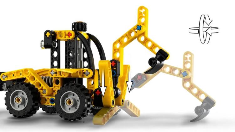 Lego Technic Scavatrice A Cucchiaia Rovescia 42197 Brackhoe Loader Da 104Pz