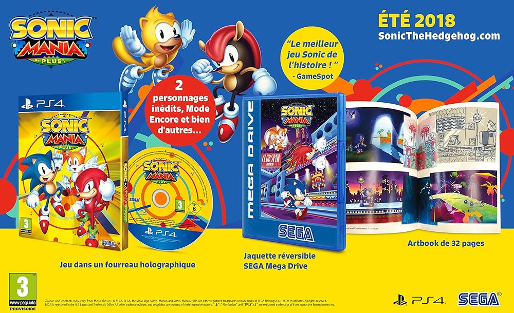 Sonic Mania Plus Nintendo Switch Italiano Videogioco Nuovo Eu Sigillato