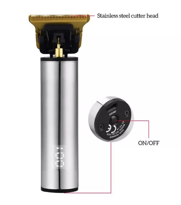Tagliacapelli Professionale Regola Barba Rasoio Elettrico Super Zero Disegni 0Mm