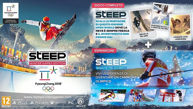 Steep - Winter Games Edition Videogioco Ps4 Scii Italiano Play Station 4 Nuovo