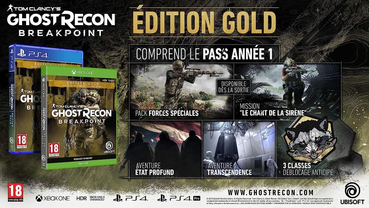 Tom Clancy'S Ghost Recon Breakpoint - Gold Edition Ps4 Italiano Gioco Eu Nuovo