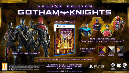 Gotham Knights Deluxe Edition Ps5 Gioco Nuovo Italiano Play Station 5 Sigillato