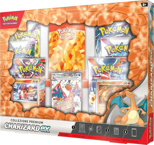 Pokemon - Collezione Premium (Charizard-Ex) Premium Gcc Gioco Carte Ita Nuovo