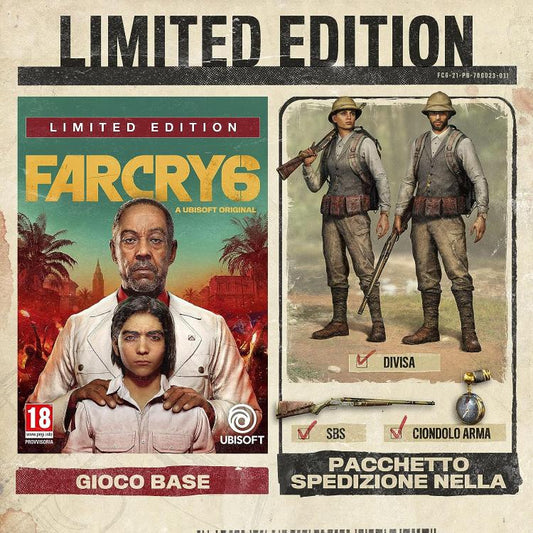 Far Cry 6 (Limited Edition) Ps4 Gioco Italiano Playstation 4 Multilingua Up Ps5