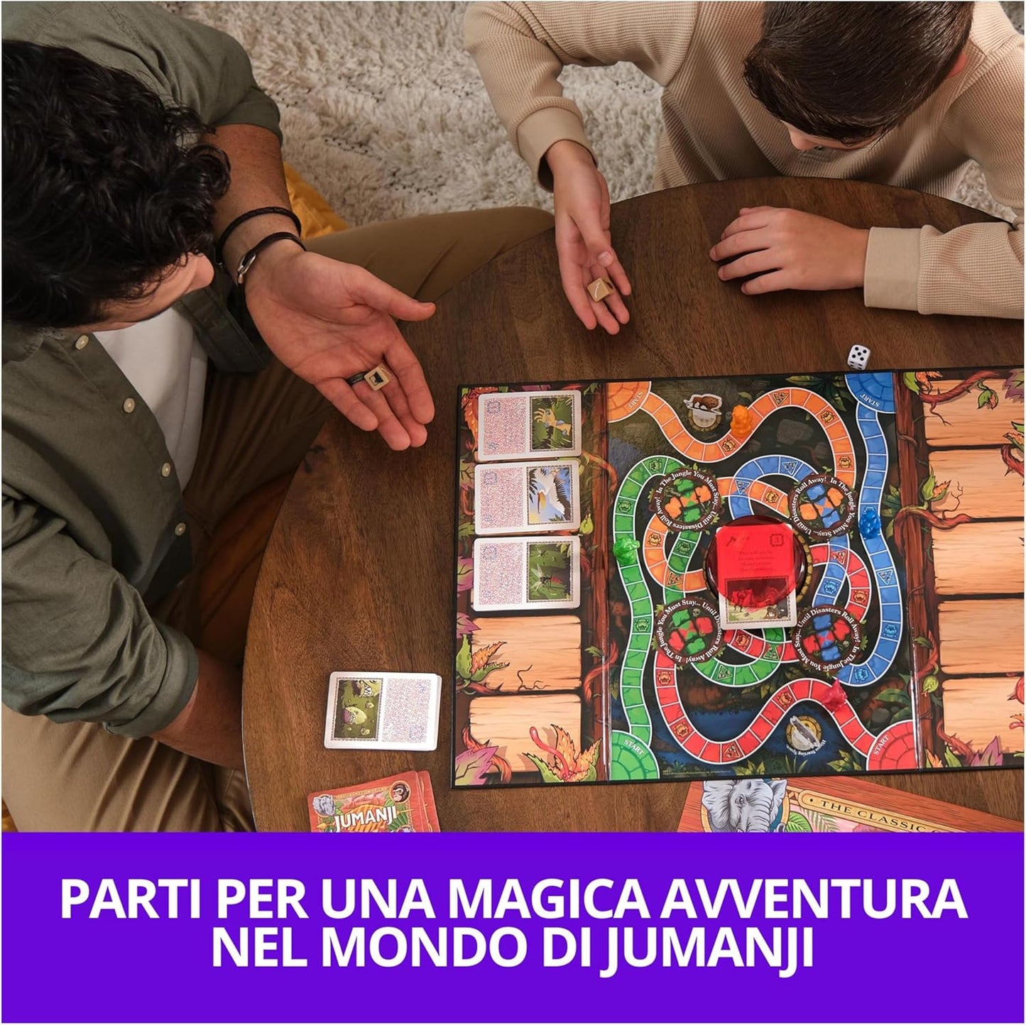 Spin Master Games Gioco da Tavolo Jumanji 8+ Anni da 2 a 4 Giocatori