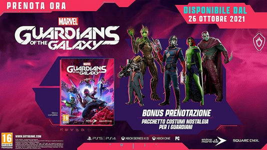 Marvel Guardians Of The Galaxy Ps4 Gioco Italiano Guardiani Della Galassia Ps5