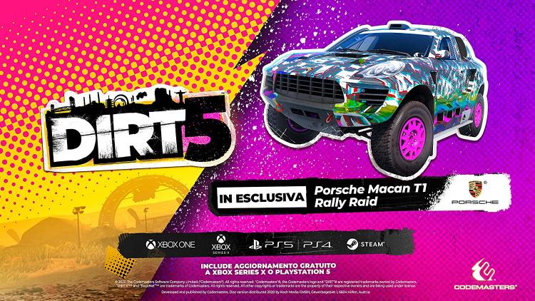 Dirt 5 Launch Edition Day One Ps4 Italiano Gioco Play Station 4 Rally Upgrd Ps5