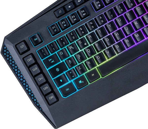 Nacon Tastiera Gaming Led Cl-210 Pc Windows Rgb 6 Tasti Macro Programmabili Usb