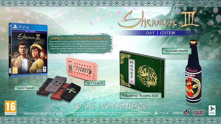 Shenmue 3 Day One Edition Ps4 Videogioco Sega Playstation 4 Italiano Nuovo