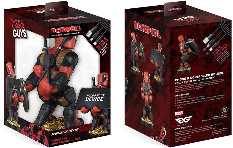 Cable Guys - (Deadpool New Legs) Marvel Statuetta Stand Smartphone Controller