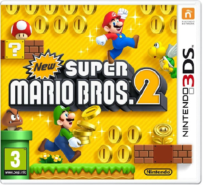 Super Mario Bros.2 Nintendo 3Ds 2Ds Videogioco Nuovo Luigi Gioco Italiano