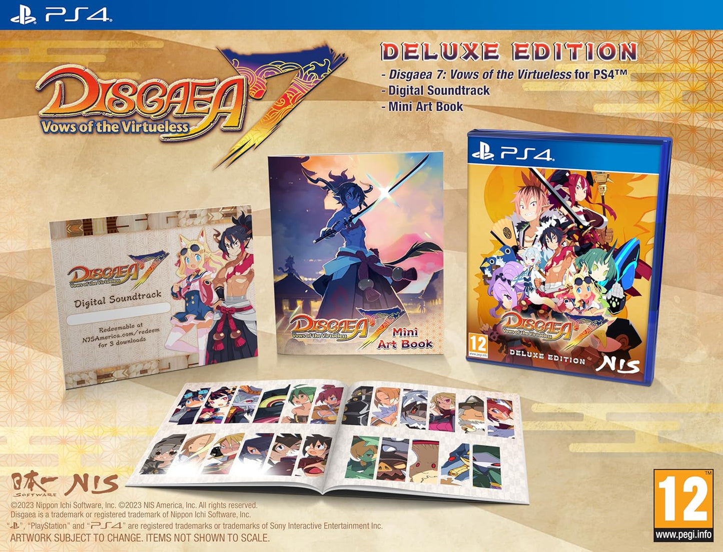 Disgaea 7: Vows of the Virtueless - Deluxe Edition Ps4 Gioco Playstation 4 Nuovo