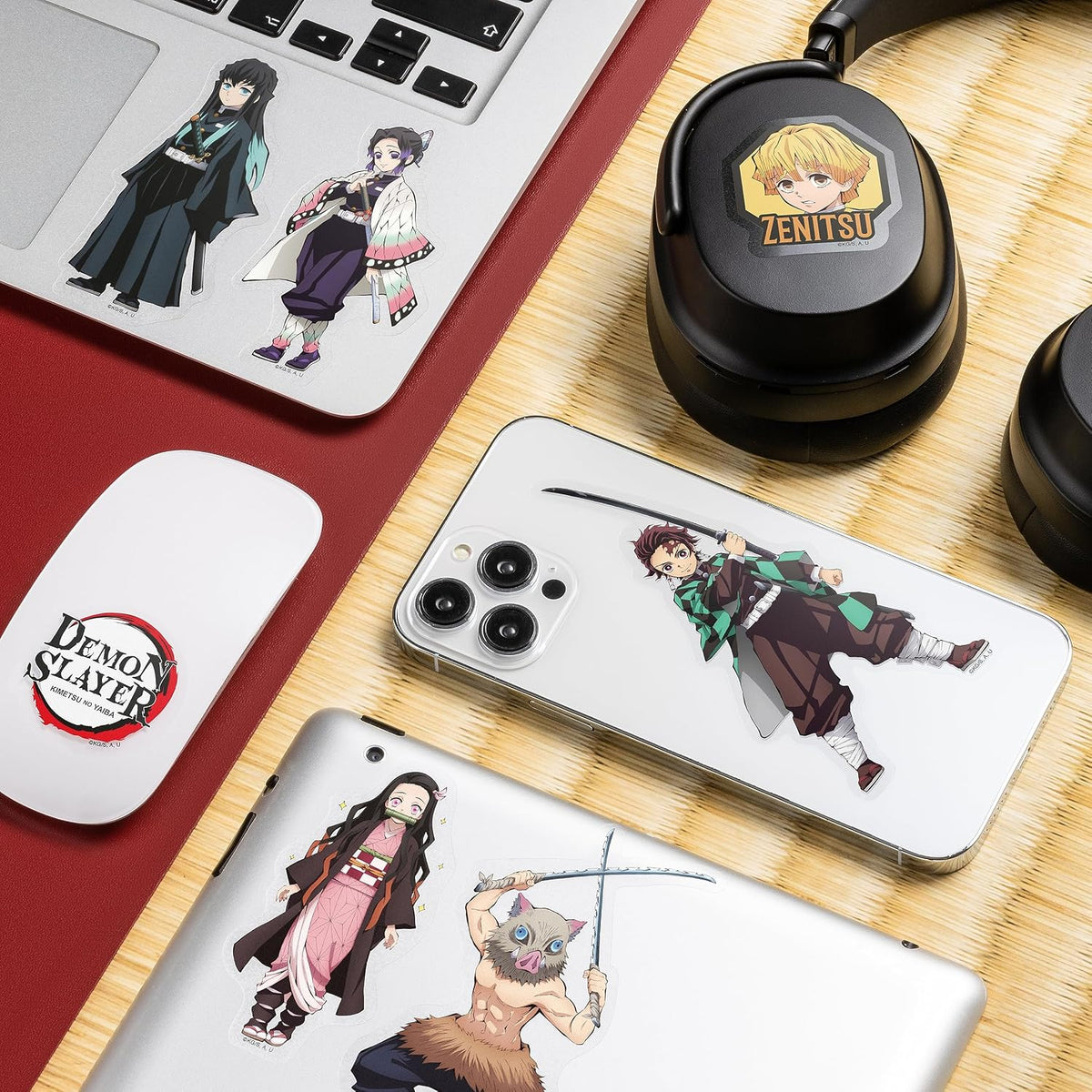 Gadget Demon Slayer Set Ufficiale 22 Adesivi Rimovibili Stickers Decalcomanie