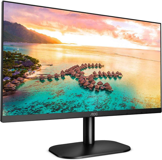 AOC MONITOR ITALIA 24B2XH LED 23.8" IPS FHD 1920 x 1080 75 KZ VGA HDMI NERO
