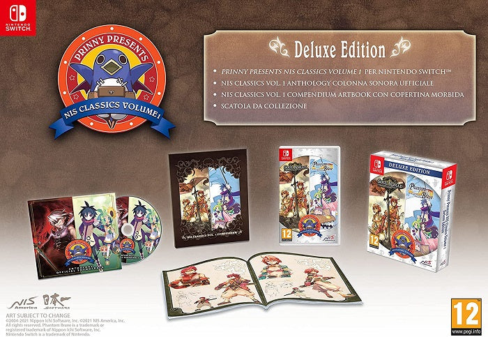 Prinny Presents Nis Classics Vol.1 Deluxe Edition Nintendo Switch Videogioco Ita