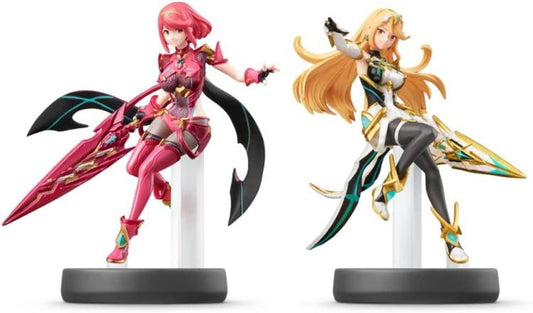 Nintendo Amiibo Super Smash Bros. Pyra & Mythra Figure Xenoblade Chronicles 2