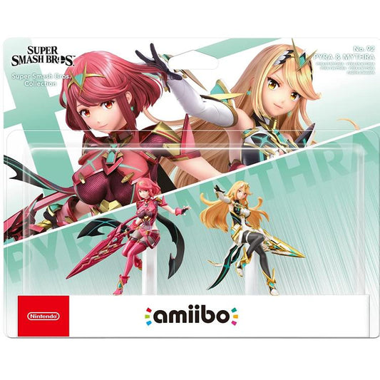 Nintendo Amiibo Super Smash Bros. Pyra & Mythra Figure Xenoblade Chronicles 2