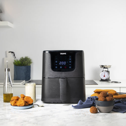 Princess Friggitrice Ad Aria Aerofryer Xxl 5.2Lt Nova Digitale 1700W Nero