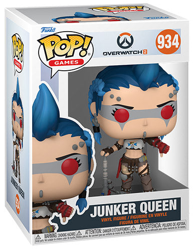 Funko Pop ! Games - Overwatch 2 - (934) Junker Queen Vinyl Figure Videogioco 9Cm