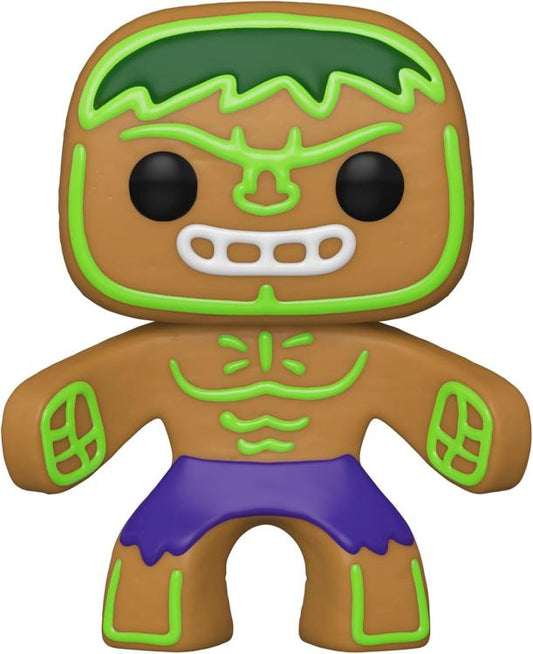 Funko Pop ! Marvel Holiday (935) Gingerbread Hulk Vinyl Figure 9Cm