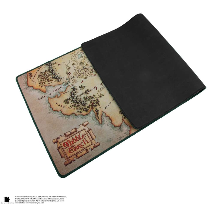 The Lord Of The Rings “Mappa Della Terra Di Mezzo” Tappetino Tastiera Mouse Xxl