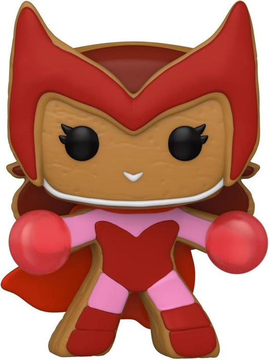 Funko Pop ! Marvel Holiday (940) Gingerbread Scarlet Witch Vinyl Figure 9Cm