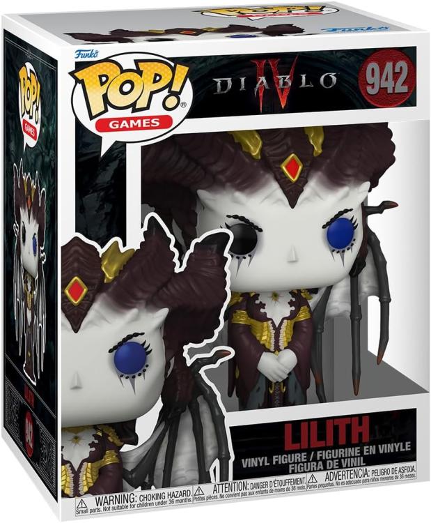 Funko Pop ! Games Diablo Iv - (942) Lilith Vinyl Figure 9Cm Statuetta Nuova