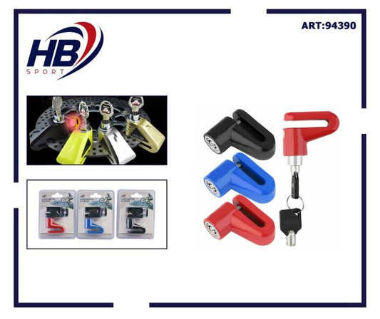 Lucchetto Bloccadisco Antifurto Blocca Disco In Acciaio Per Moto Scooter E Bici