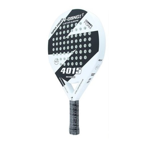 Racchetta Padel V-Dong Custom Europe Super Power 4015 White Foam Bianca