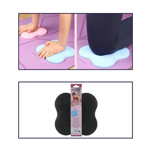 CUSCINETTO SOSTEGNO PER YOGA CUSCINO GINOCCHIO MANI POLSI FITNESS PILATES NERO