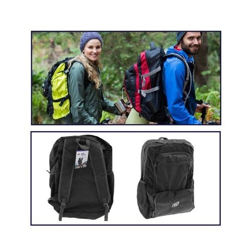 Zaino Multitasche Uomo Donna Borsa Grande Viaggi Sport Scuola Lavoro Pc | Nero