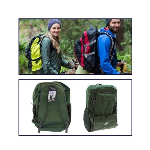 Zaino Multitasche Uomo Donna Borsa Grande Viaggi Sport Scuola Lavoro Pc | Verde