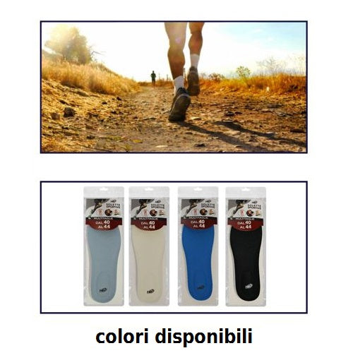 Hb Solette Plantare Donna Gomma Pu Ammortizzante Memory Lavoro Sportive Comode