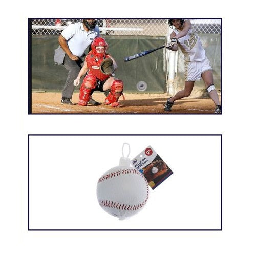 Palla Da Baseball 9" Pollici Per Allenamento Con La Mazza Guanto Adulti Ragazzi