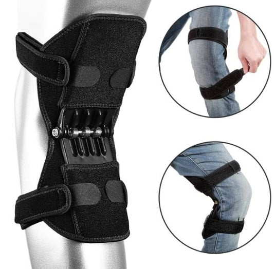Ginocchiera Sollevatore Di Forza Supporto Articolare Tutore Ginocchio Rimbalzo