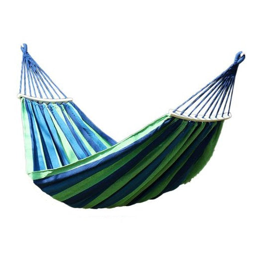 AMACA CLASSICA SINGOLA TESSUTO COTONE SOSTEGNO LEGNO 80X200 GIARDINO CAMPEGGIO B
