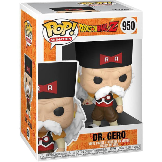 Funko Pop ! Animation - Dragon Ball Z - (950) Dr. Gero - Vinyl Action Figure 9Cm