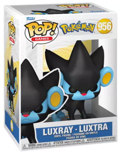 Funko Pop ! Games Pokemon - (956) Luxray / Luxtra Vinyl Figure 9Cm Evo Luxio
