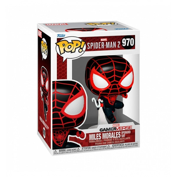 Funko Pop ! Marvel Gameverse Spider-Man 2 - (970) Miles Morales Figure Vinyl 9Cm
