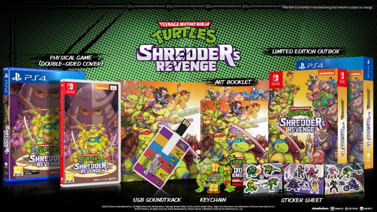 Teenage Mutant Ninja Turtles Shredder'S Revenge Ps4 Gioco Italiano Tmnt Nuovo
