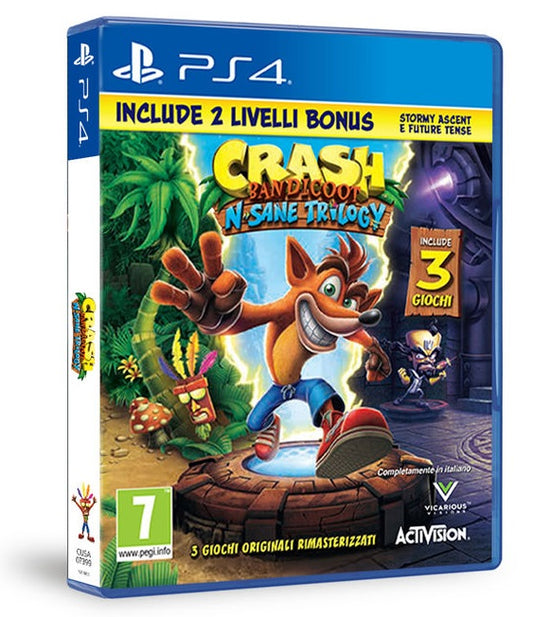 Crash Bandicoot N.Sane Trilogy Edizione Bonus Ps4 Gioco Playstation 4 Italiano